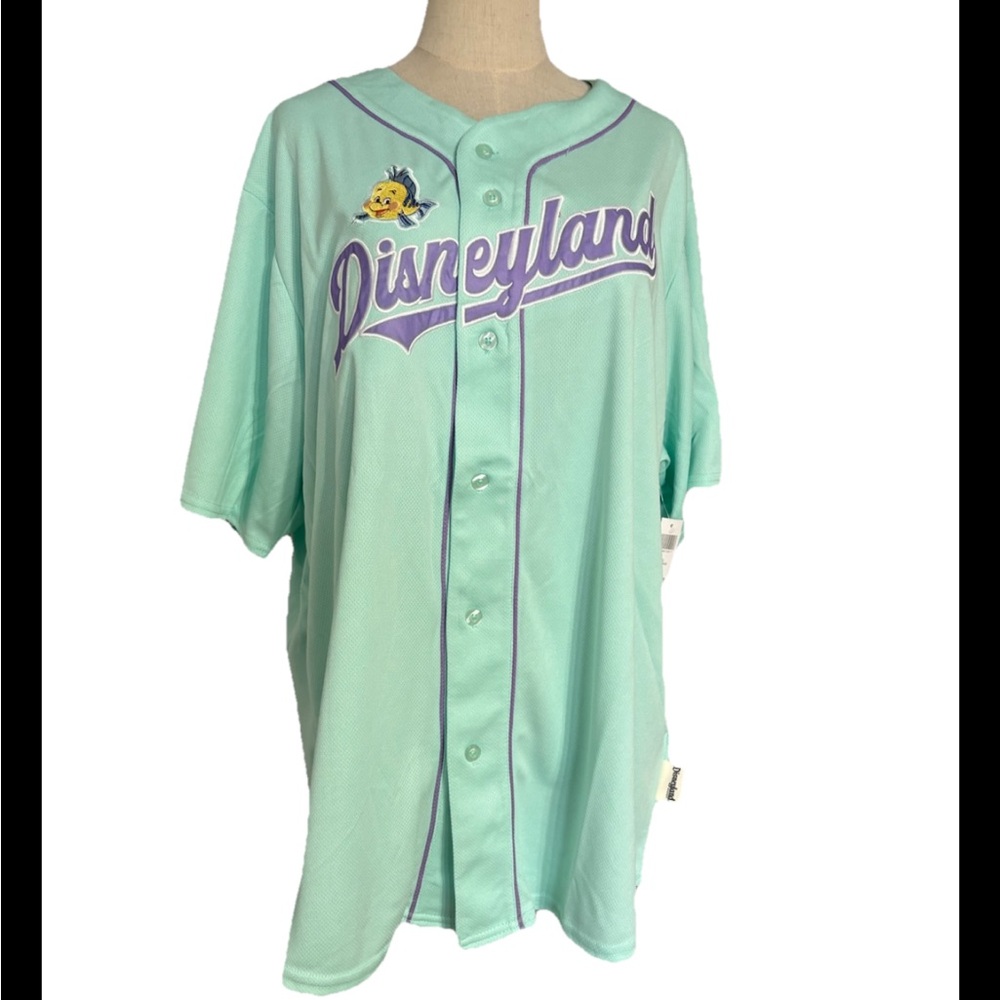 Disney Parks 2025 Disneyland Little Mermaid ARIEL 89 Baseball Jersey xl